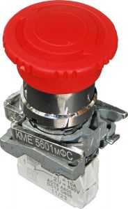 Выключатель кнопочный КМЕ-5601м-ФС красный
