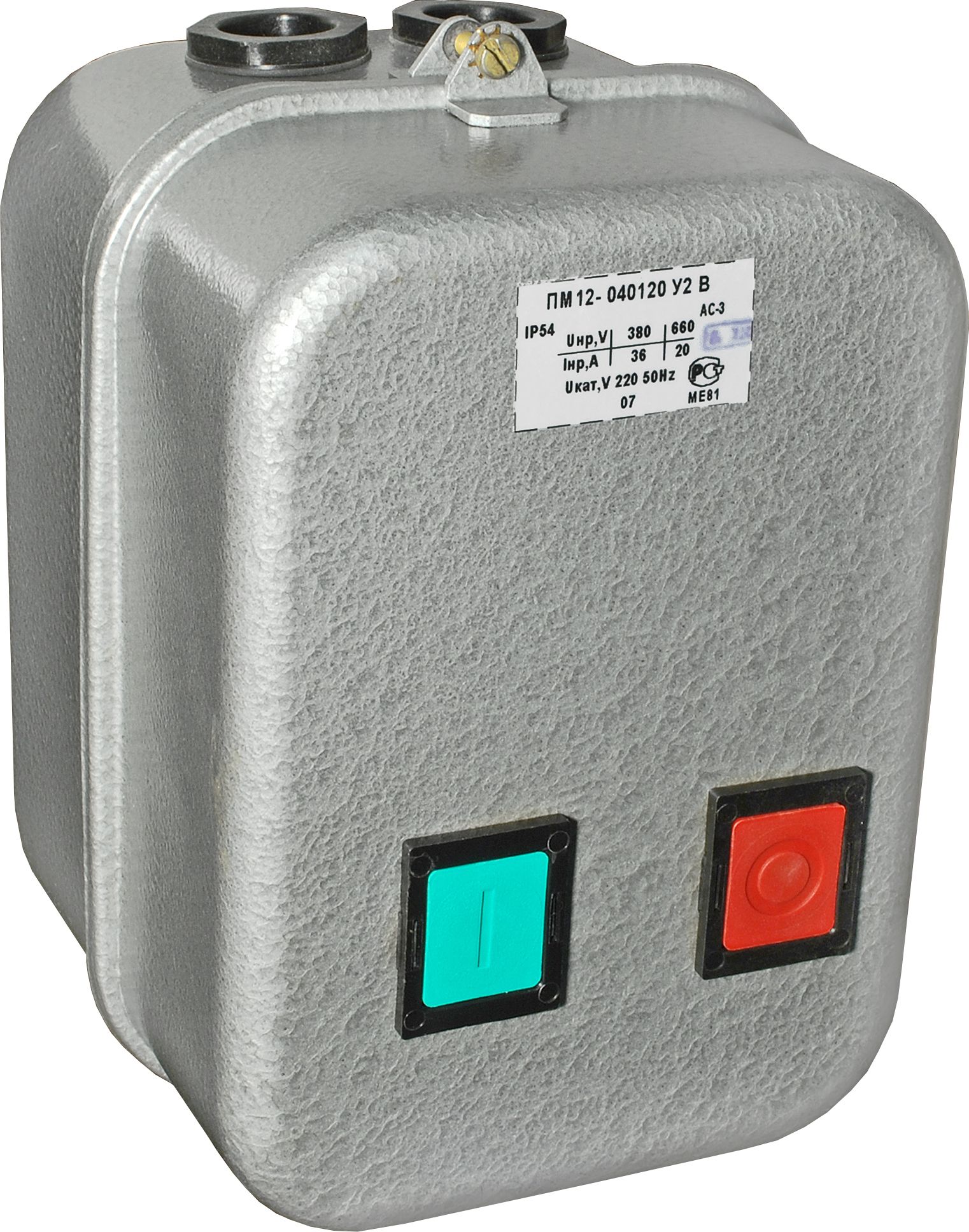 ПМ12-040120 - нереверсивные контакторы на номинальный ток 40 А, без .